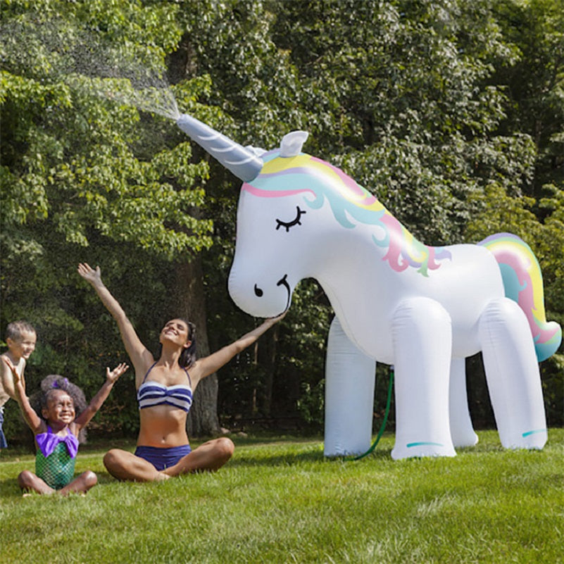 Gigantic Unicorn & Elephant Backyard Sprinkler